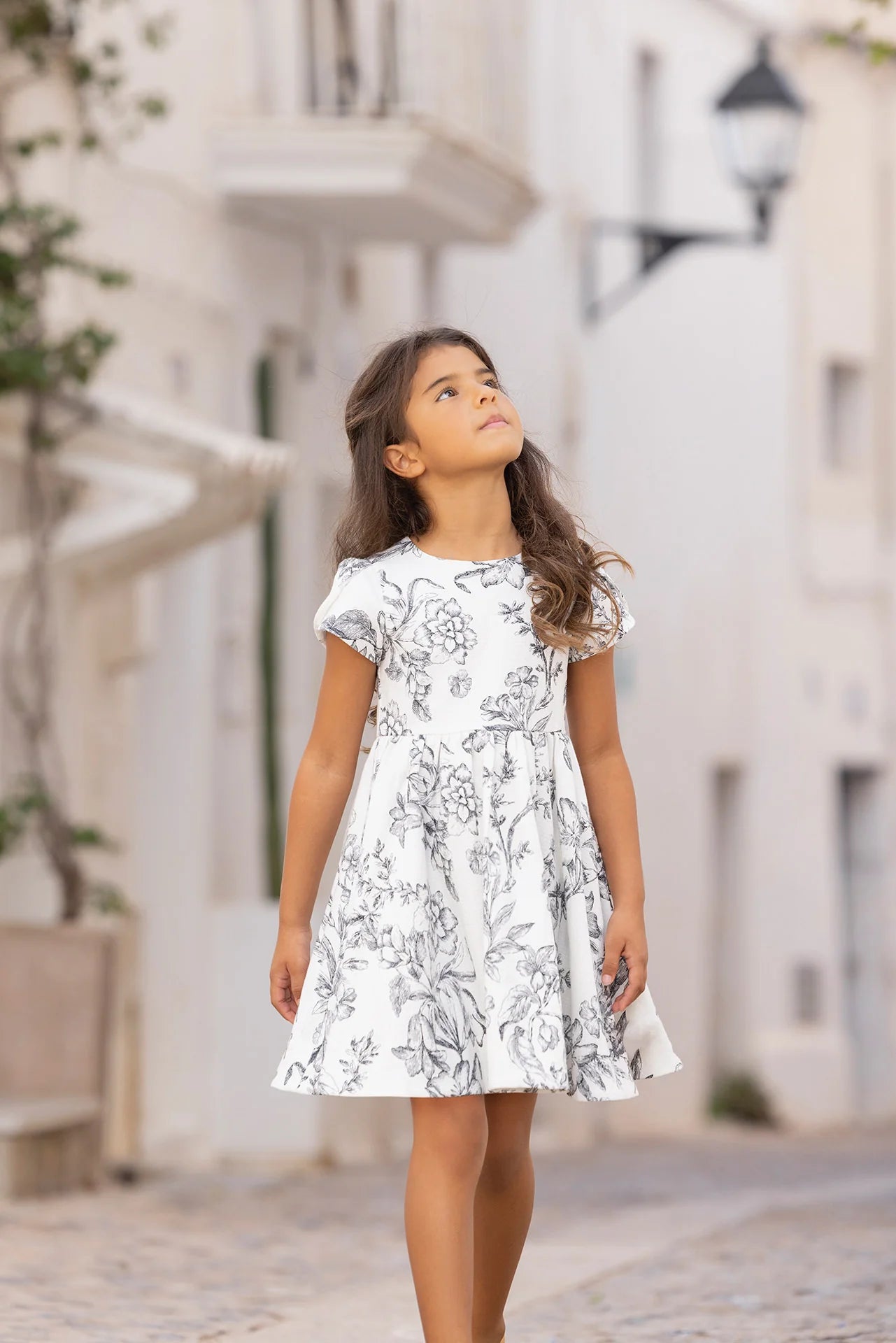 Tartine et Chocolat® Fekete virágos ruha - Tartine et Chocolat - Ruhák és szoknyák - OduStore