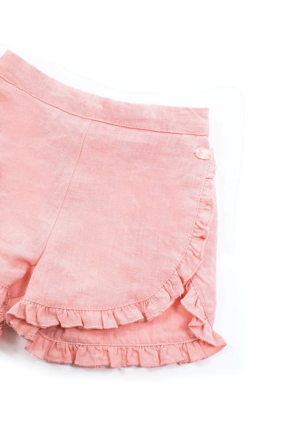 Tartine et Chocolat® Fodros lenge vászon rövidnadrág - Litchi - Tartine et Chocolat - Nadrágok és Rövidnadrágok - OduStore