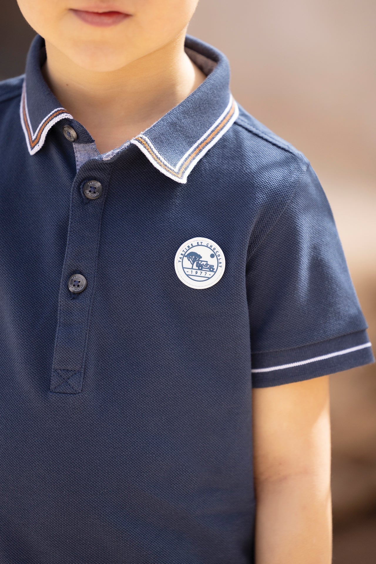 Tartine et Chocolat® Galléros póló - Marine - Tartine et Chocolat - Pólók, ingek