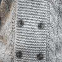 Tartine et Chocolat® Gilet Gris col châle laine Kardigán - Tartine et Chocolat - Felsők és pulóverek - OduStore