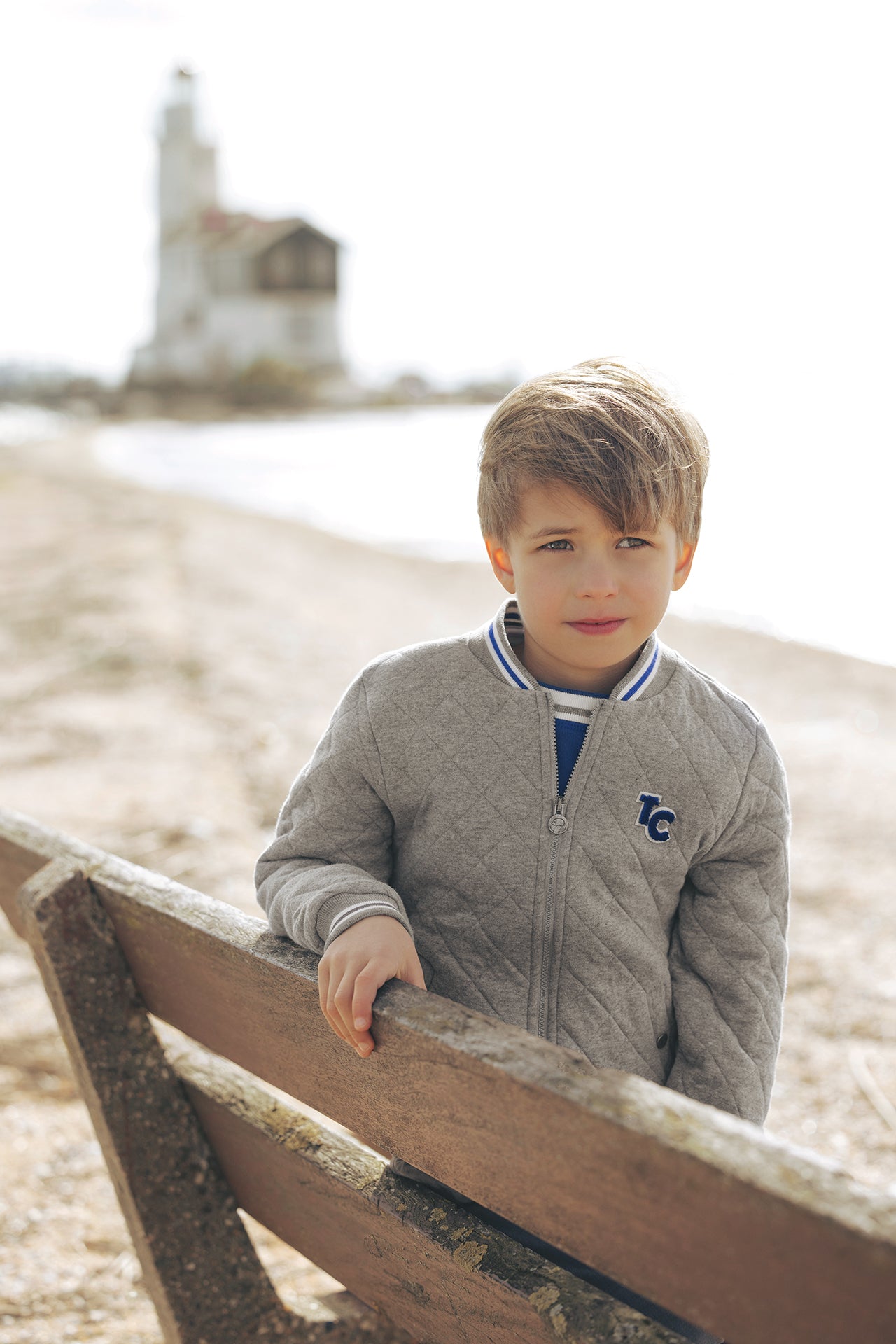 Tartine et Chocolat® Gilet Monogramme TC gris Kardigán - Tartine et Chocolat - Felsők és pulóverek - OduStore