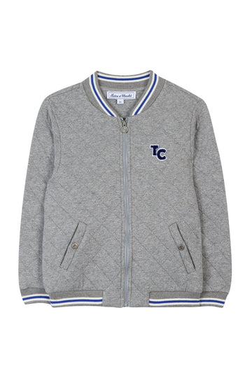 Tartine et Chocolat® Gilet Monogramme TC gris Kardigán - Tartine et Chocolat - Felsők és pulóverek - OduStore