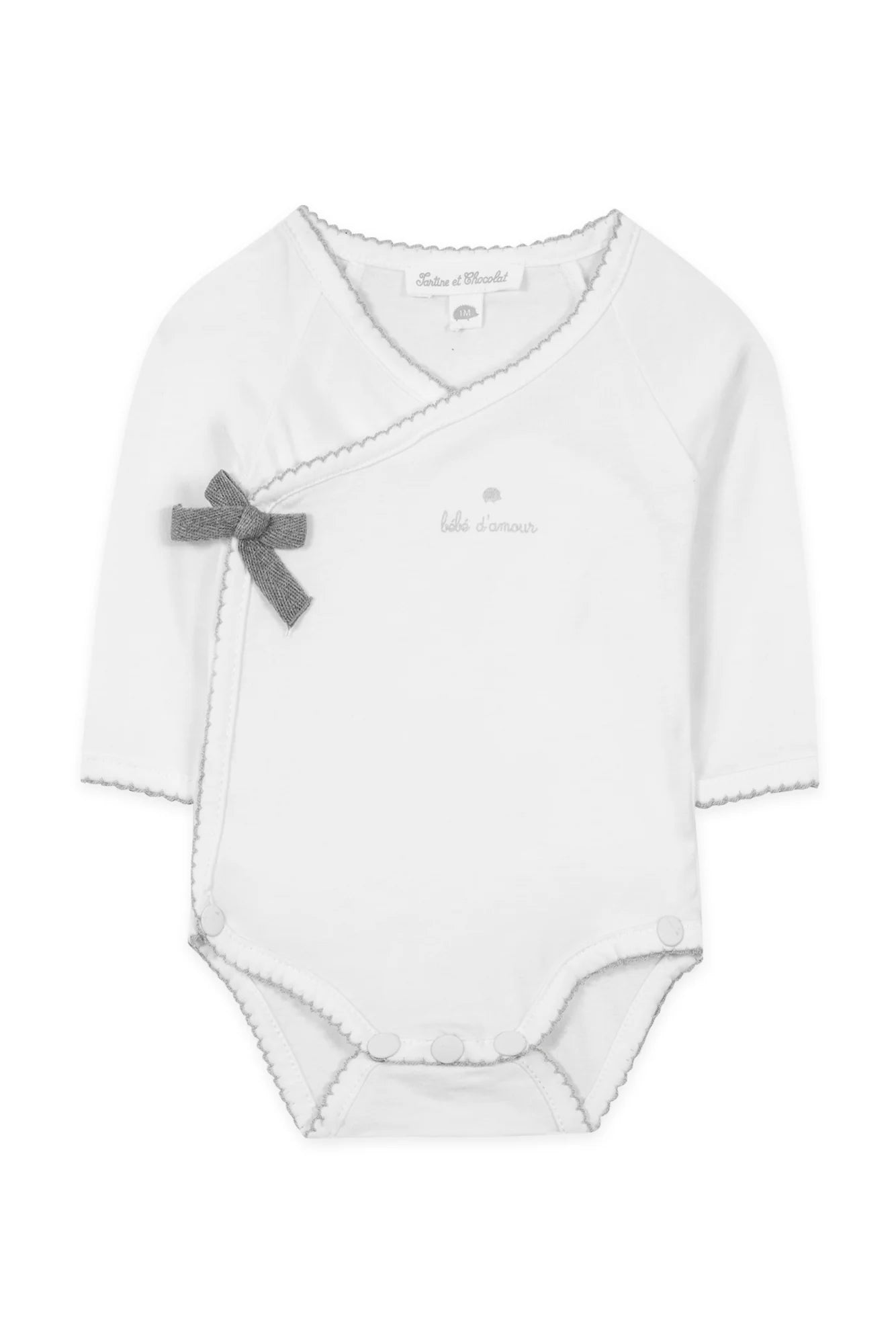 Tartine et Chocolat® Hosszú ujjú body - Nacre - Tartine et Chocolat - Body - OduStore