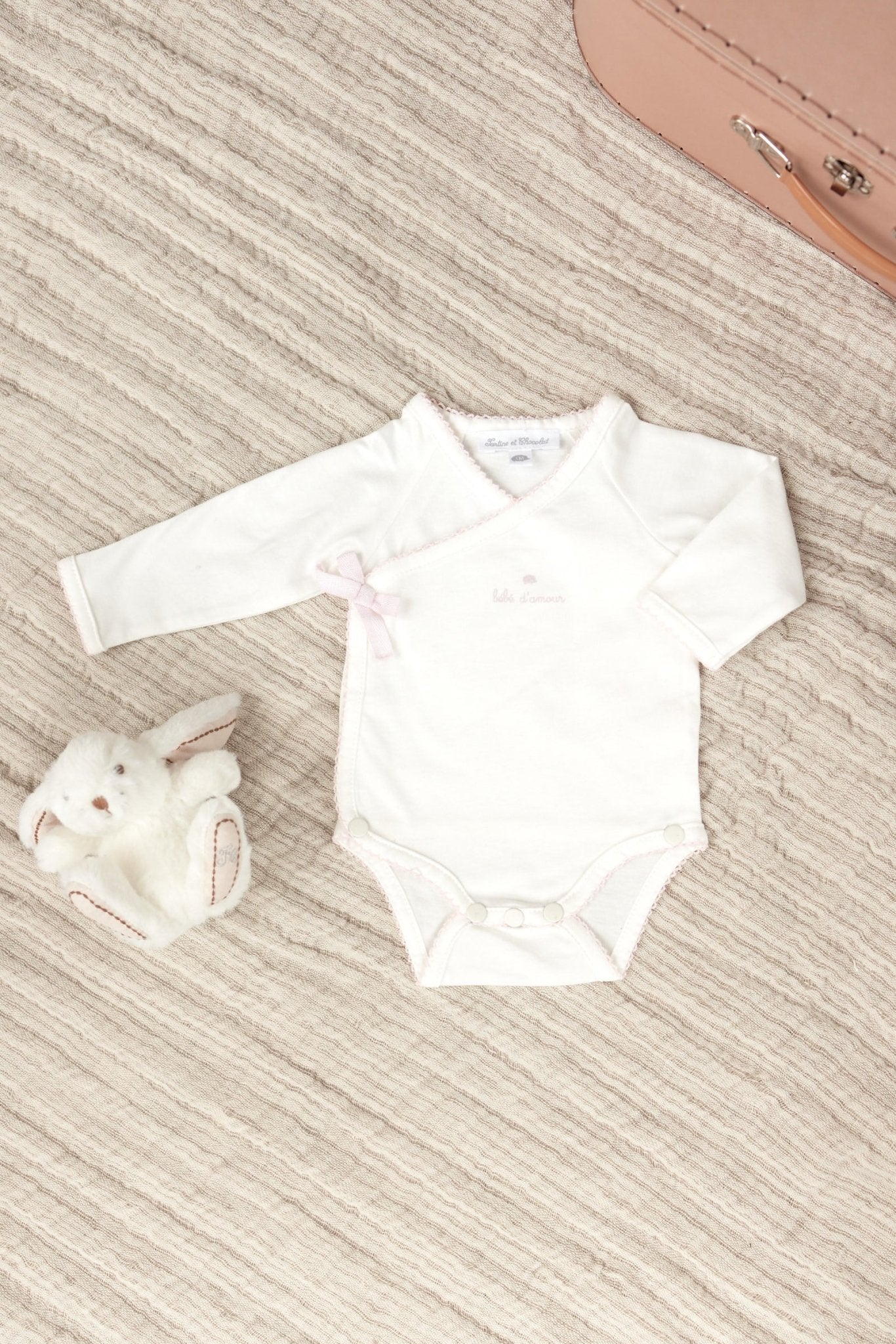 Tartine et Chocolat® Hosszú ujjú body - Rose pâle - Tartine et Chocolat - Body - OduStore