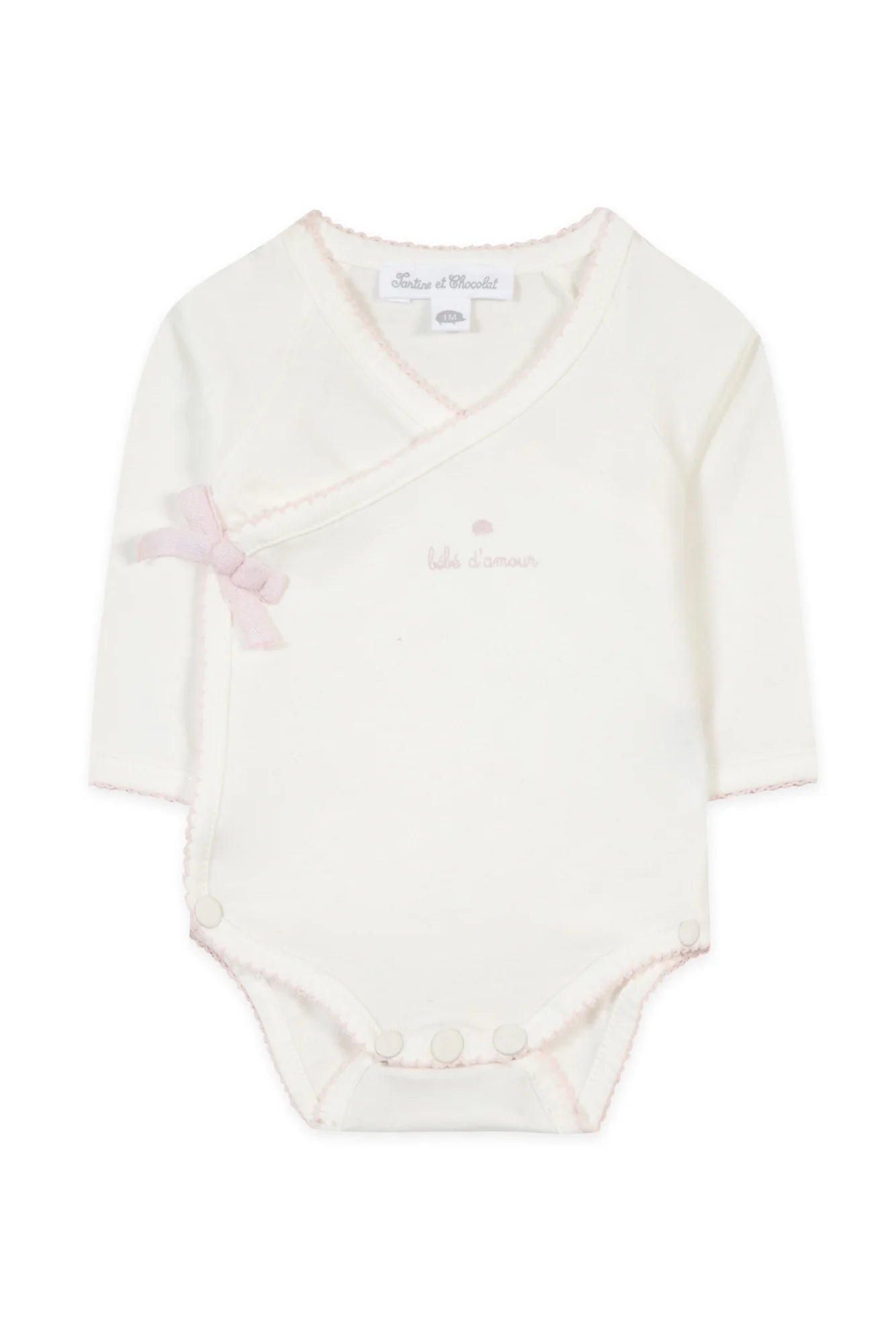 Tartine et Chocolat® Hosszú ujjú body - Rose pâle - Tartine et Chocolat - Body - OduStore