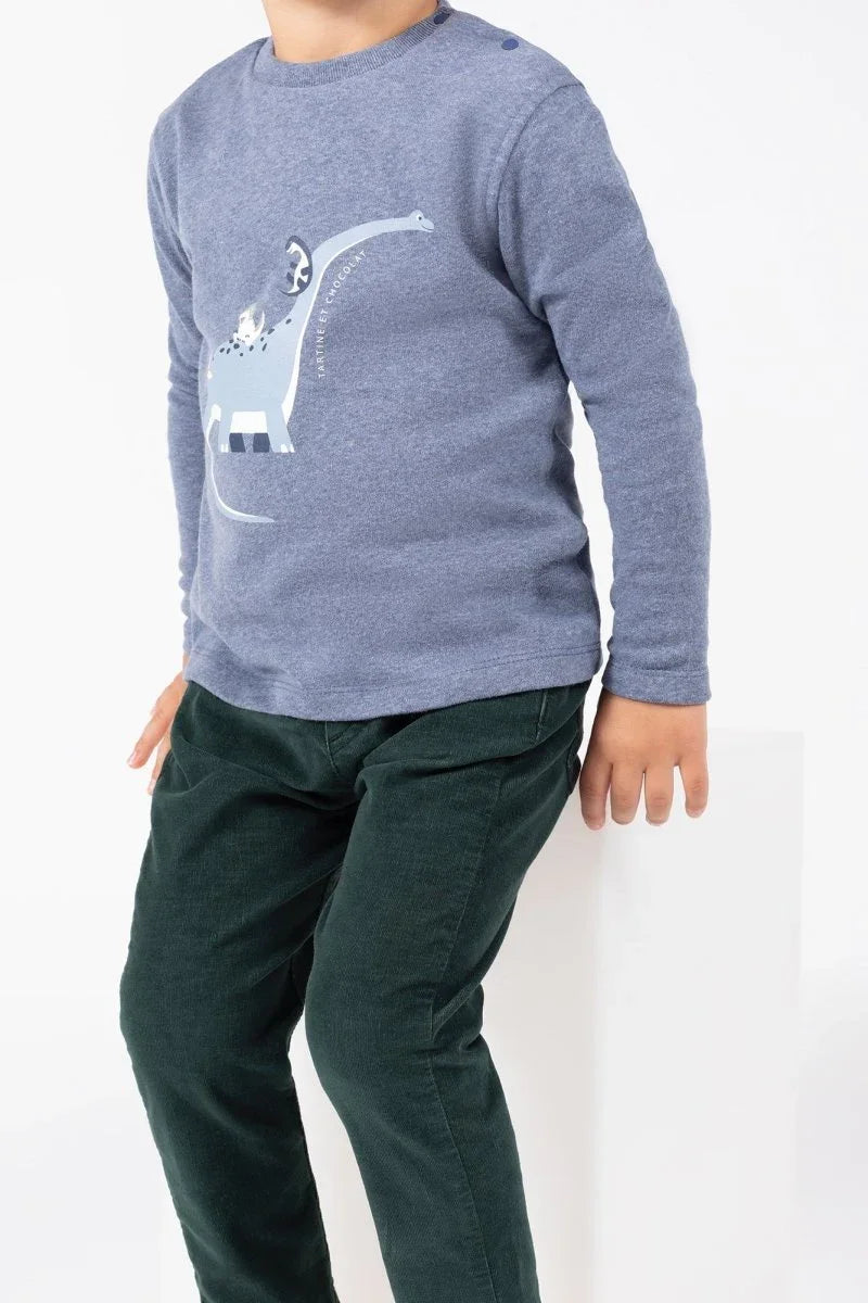 Tartine et Chocolat Hosszúnadrág kord - zöld - 1y - Tartine et Chocolat - Nadrágok és Rövidnadrágok