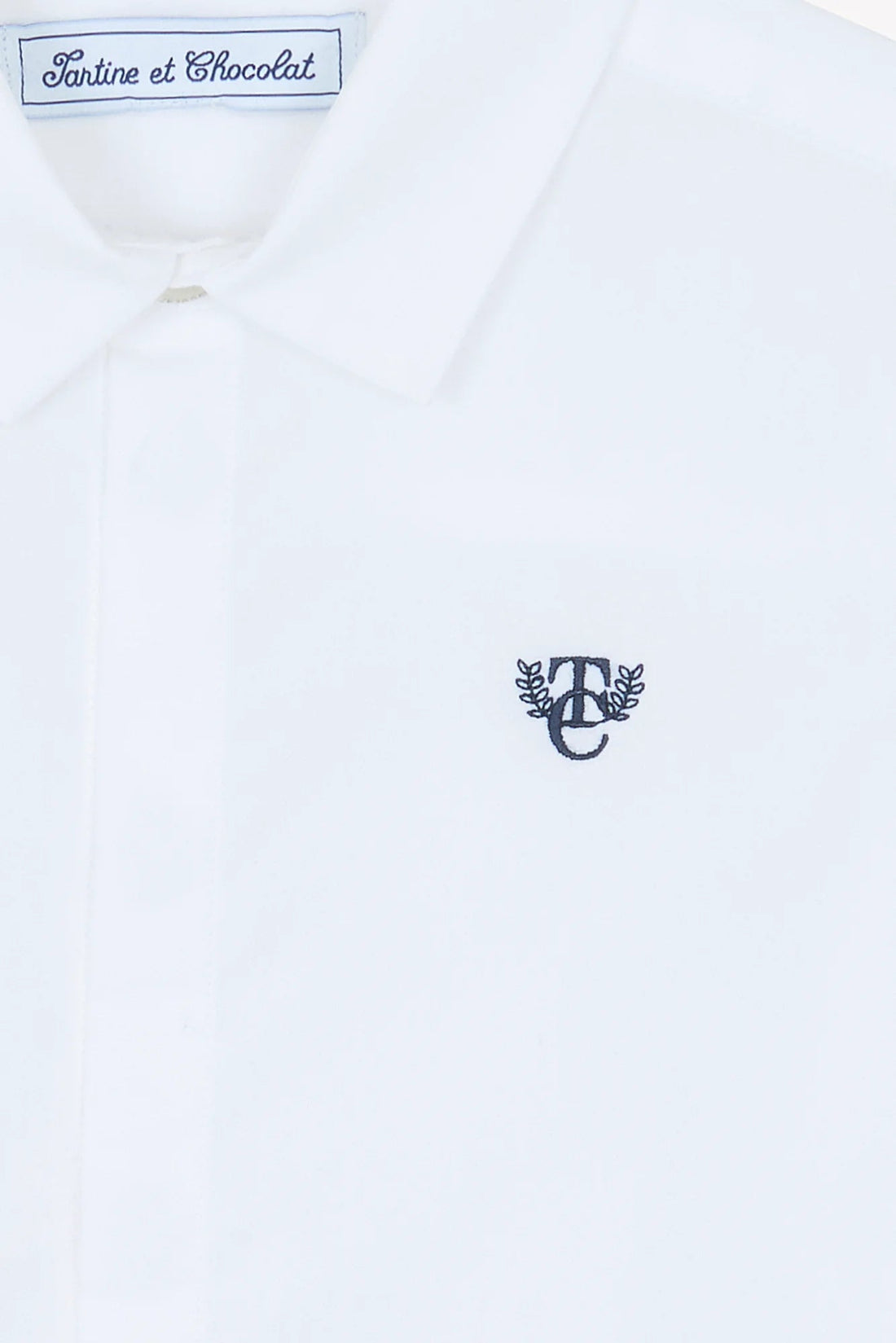 Tartine et Chocolat® Ing - White TC monogram - Tartine et Chocolat - Pólók, ingek - OduStore