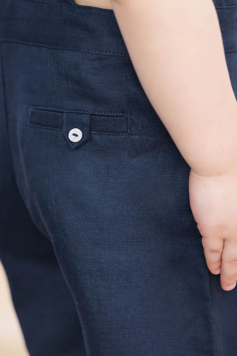 Tartine et Chocolat® Kantáros lenvászon nadrág - Marine - Tartine et Chocolat - Nadrágok és Rövidnadrágok - OduStore