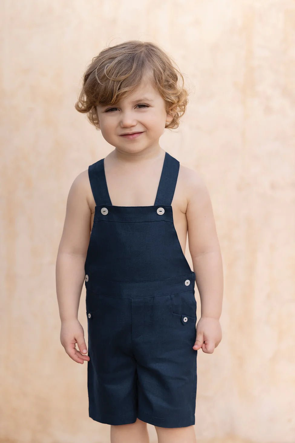 Tartine et Chocolat® Kantáros lenvászon nadrág - Marine - Tartine et Chocolat - Nadrágok és Rövidnadrágok - OduStore