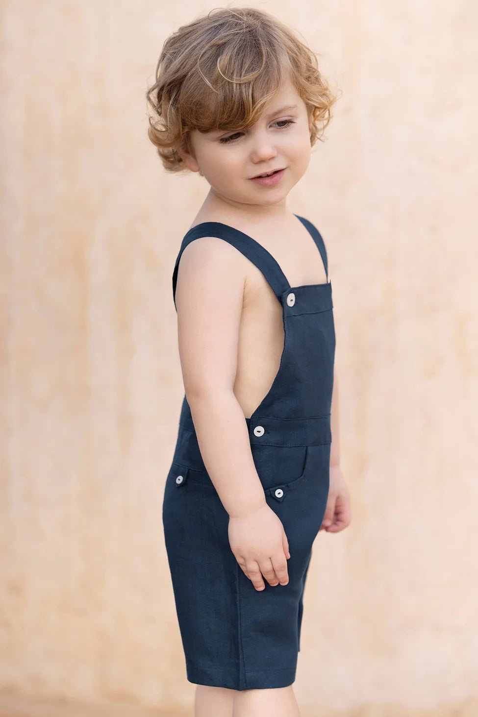 Tartine et Chocolat® Kantáros lenvászon nadrág - Marine - Tartine et Chocolat - Nadrágok és Rövidnadrágok - OduStore