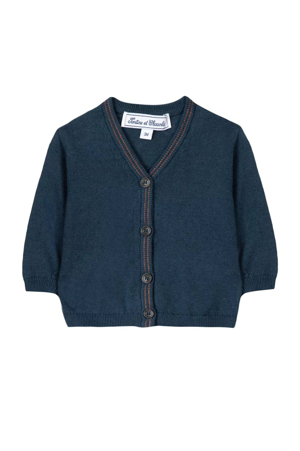 Tartine et Chocolat® Kardigán - Bleu encre - Tartine et Chocolat - Felsők és pulóverek