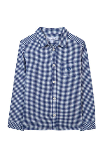 Tartine et Chocolat® Kockás ing - Carreaux bleu - Tartine et Chocolat - Pólók, ingek - OduStore
