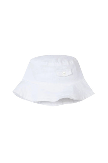 Tartine et Chocolat® Lenvászon napkalap álzsebbel fehér - Tartine et Chocolat - Sapka, sál, kesztyű