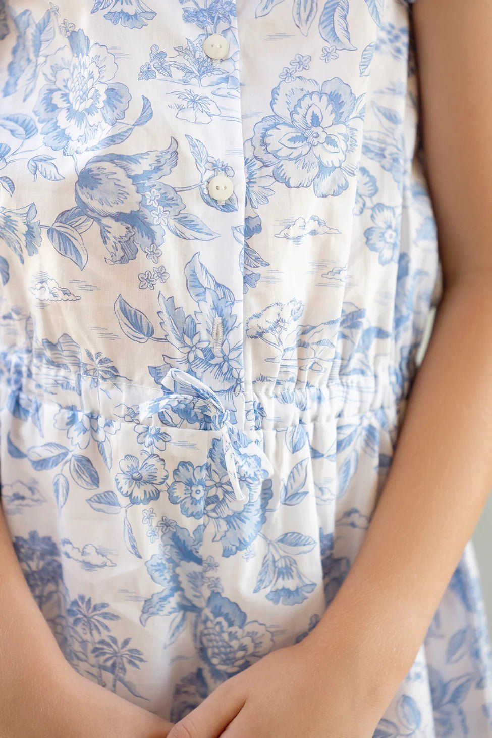 Tartine et Chocolat® Liberty nyári Rugdalózó - Bleuet - Tartine et Chocolat - Ruhák és szoknyák - OduStore