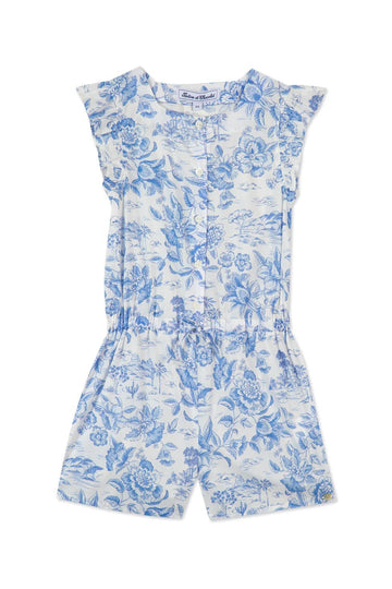 Tartine et Chocolat® Liberty nyári Rugdalózó - Bleuet - Tartine et Chocolat - Ruhák és szoknyák - OduStore