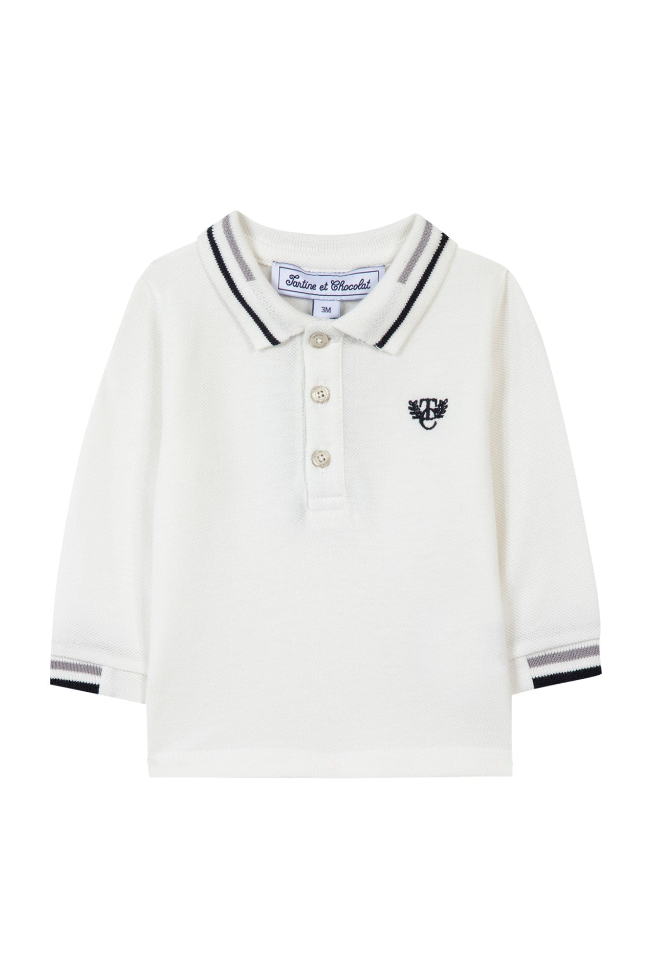 Tartine et Chocolat® Manches longues Monogramme TC Hosszú ujjú - Tartine et Chocolat - Pólók, ingek - OduStore