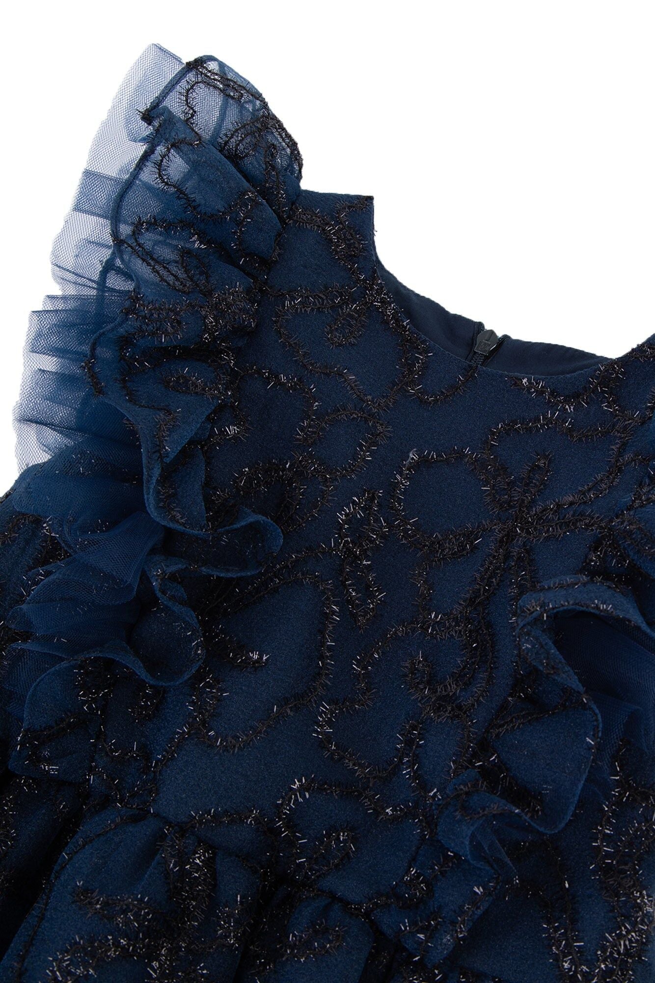 Tartine et Chocolat® Navy Tulle Metalized wire Alkalmi Ruha - Tartine et Chocolat - Ruhák és szoknyák - OduStore