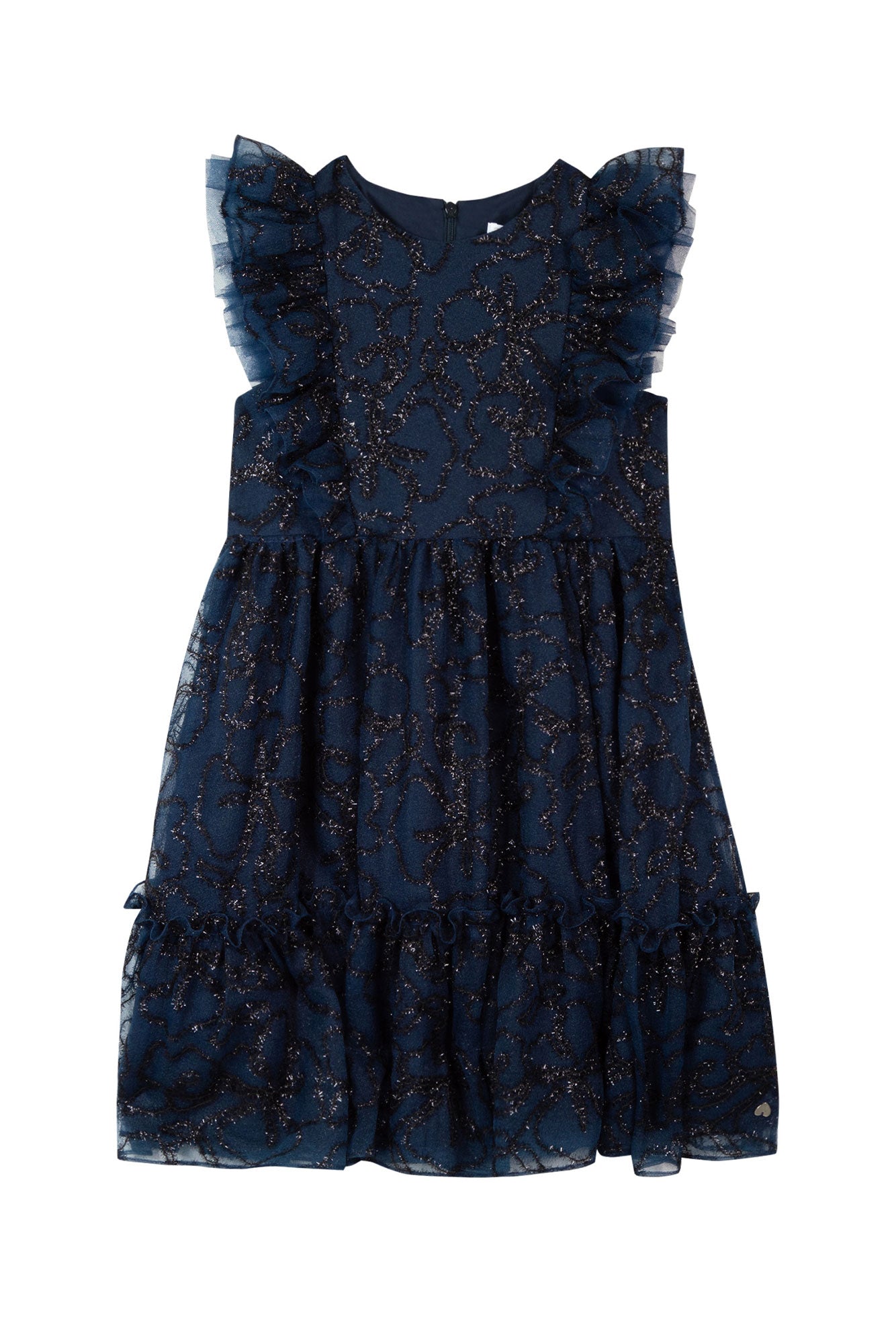 Tartine et Chocolat® Navy Tulle Metalized wire Alkalmi Ruha - Tartine et Chocolat - Ruhák és szoknyák - OduStore