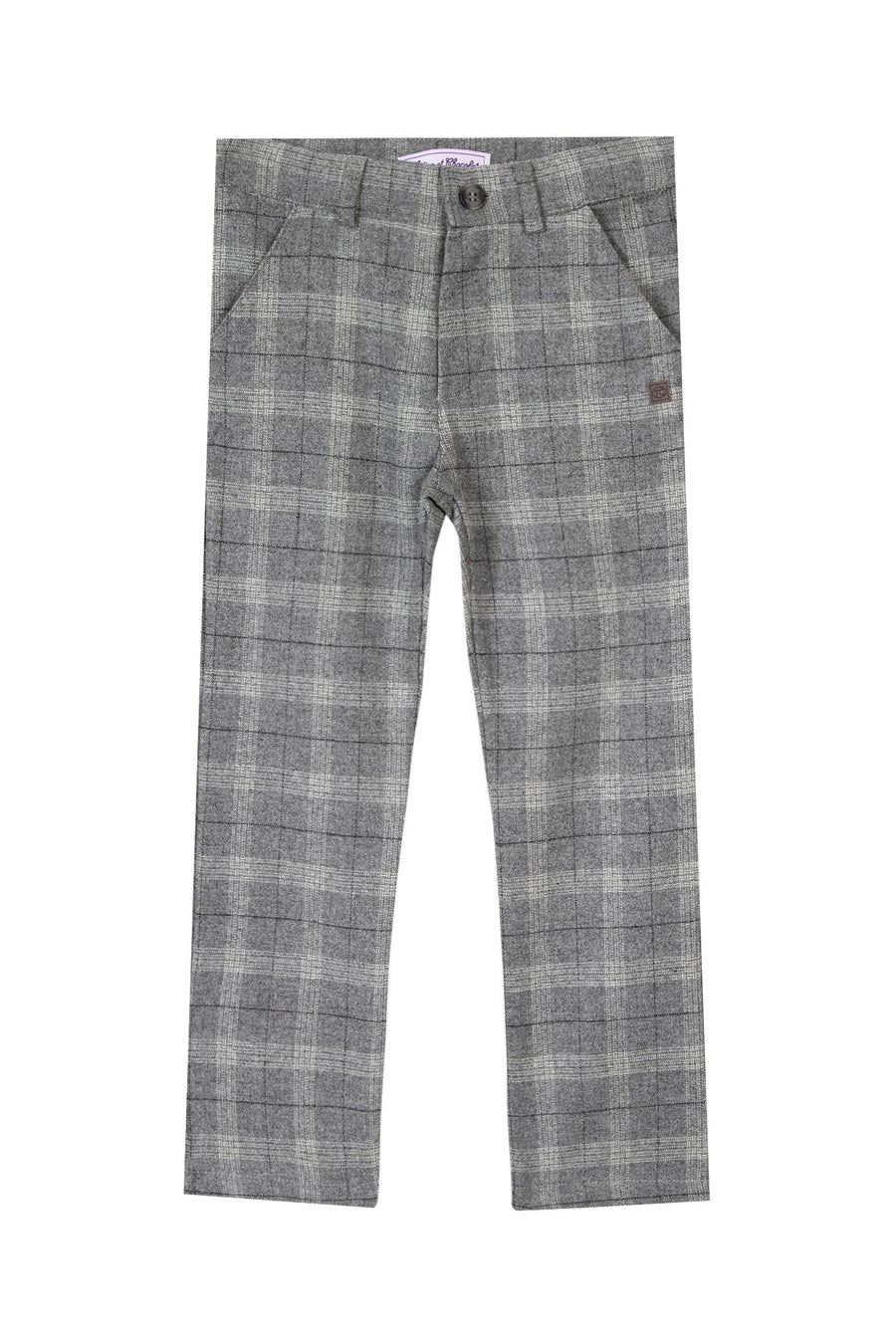 Tartine et Chocolat® Pantalon Gris flanelle carreaux Nadrág - Tartine et Chocolat - Nadrágok és Rövidnadrágok - OduStore