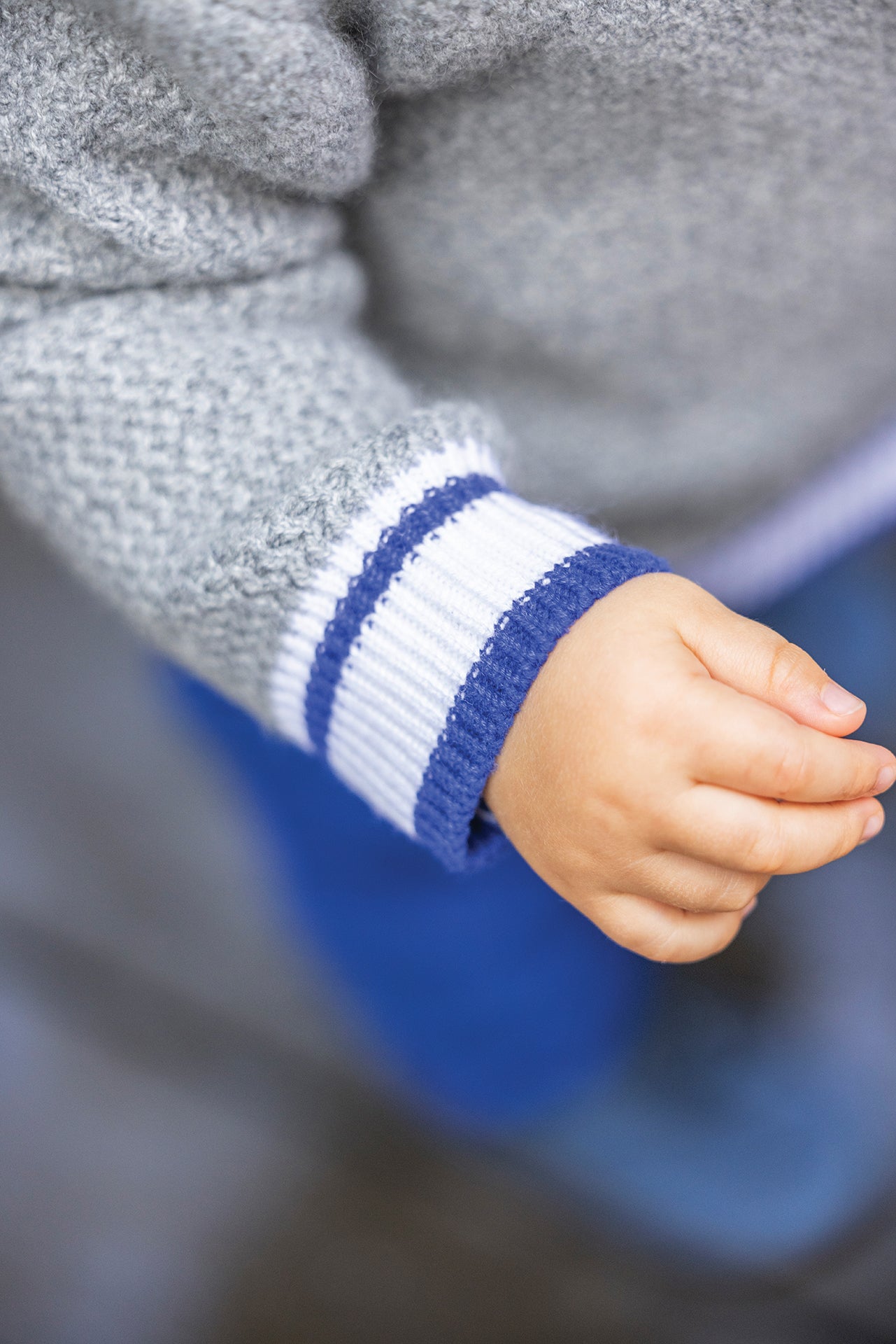 Tartine et Chocolat® PULL Gris Maille col rond Kötött pulóver - Tartine et Chocolat - Felsők és pulóverek - OduStore