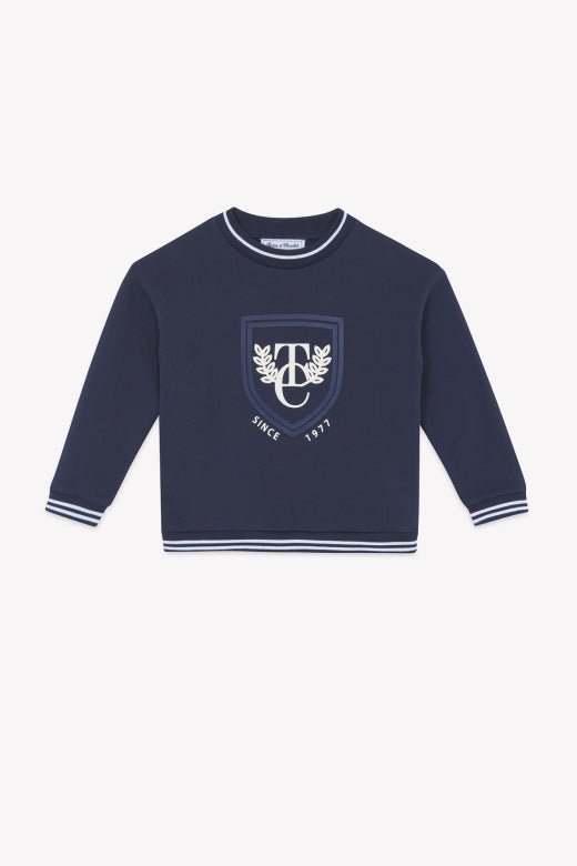 Tartine et Chocolat® Pulóver - Navy TC badge - Tartine et Chocolat - Felsők és pulóverek - OduStore