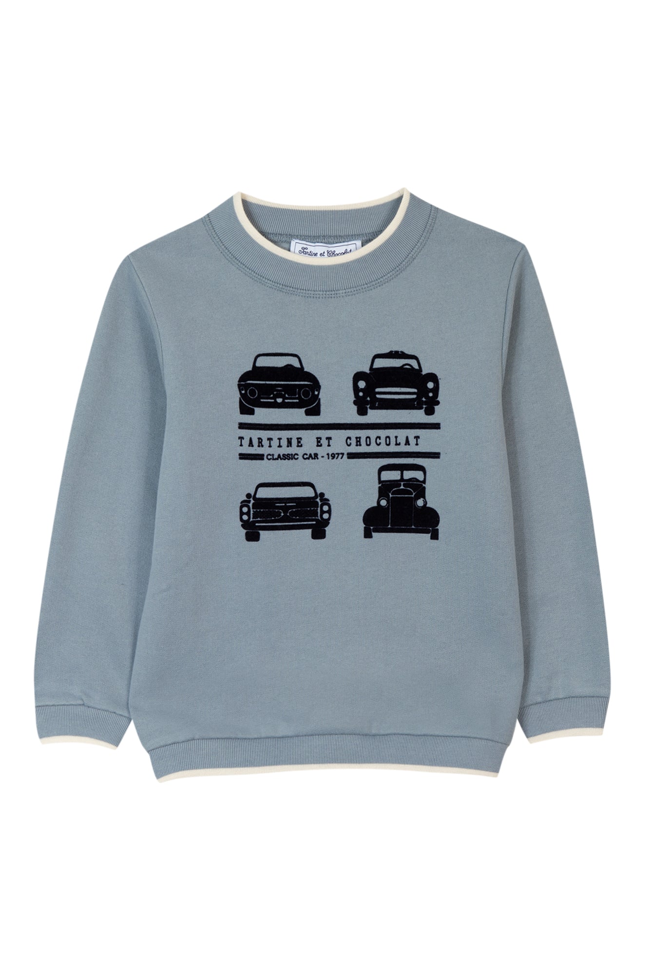 Tartine et Chocolat® Sweat Bleu illustration voitures Pulóver - Tartine et Chocolat - Pólók, ingek - OduStore
