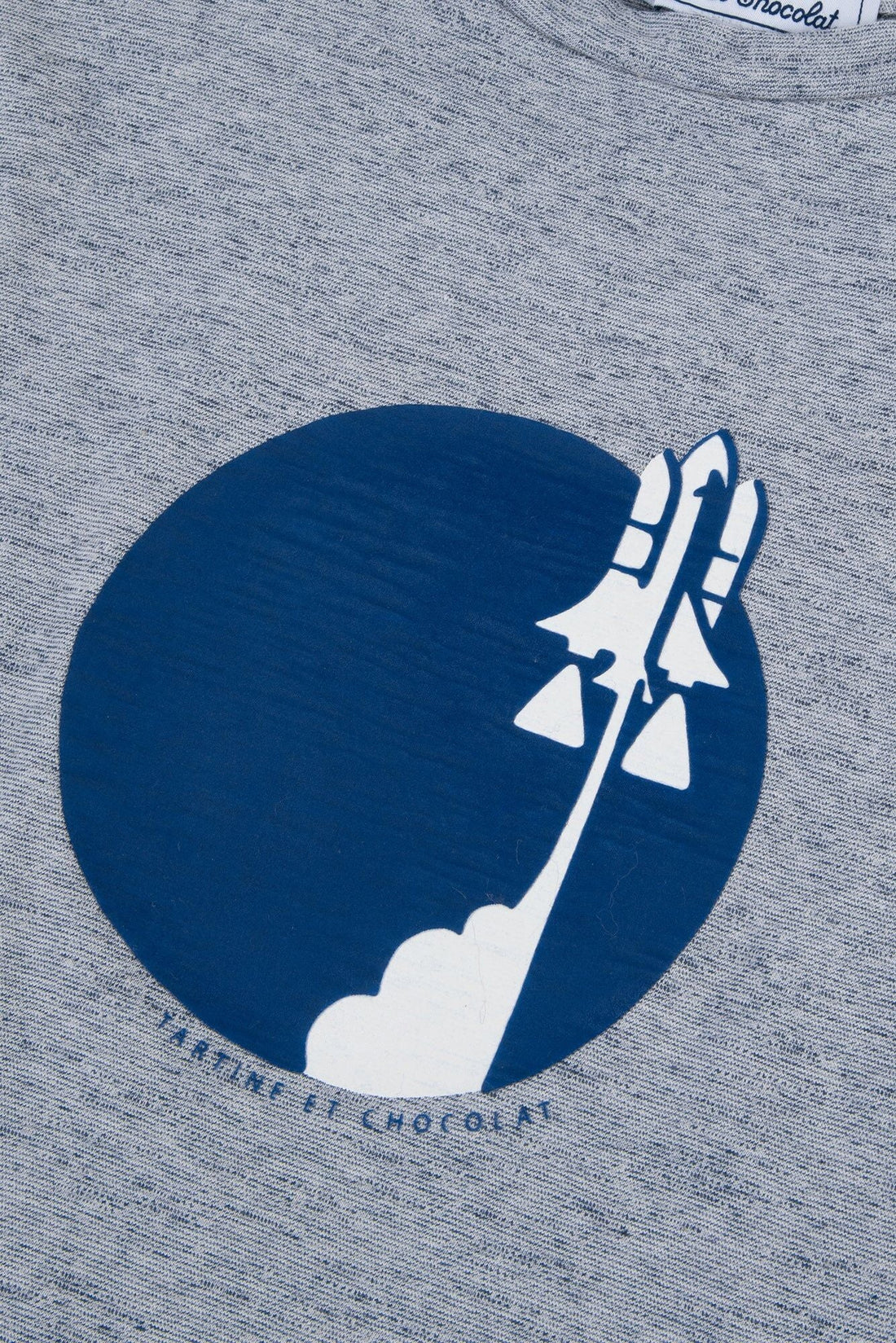 Tartine et Chocolat® T-Shirt Bleu illustration astronaute Hosszú ujjú - Tartine et Chocolat - Pólók, ingek - OduStore