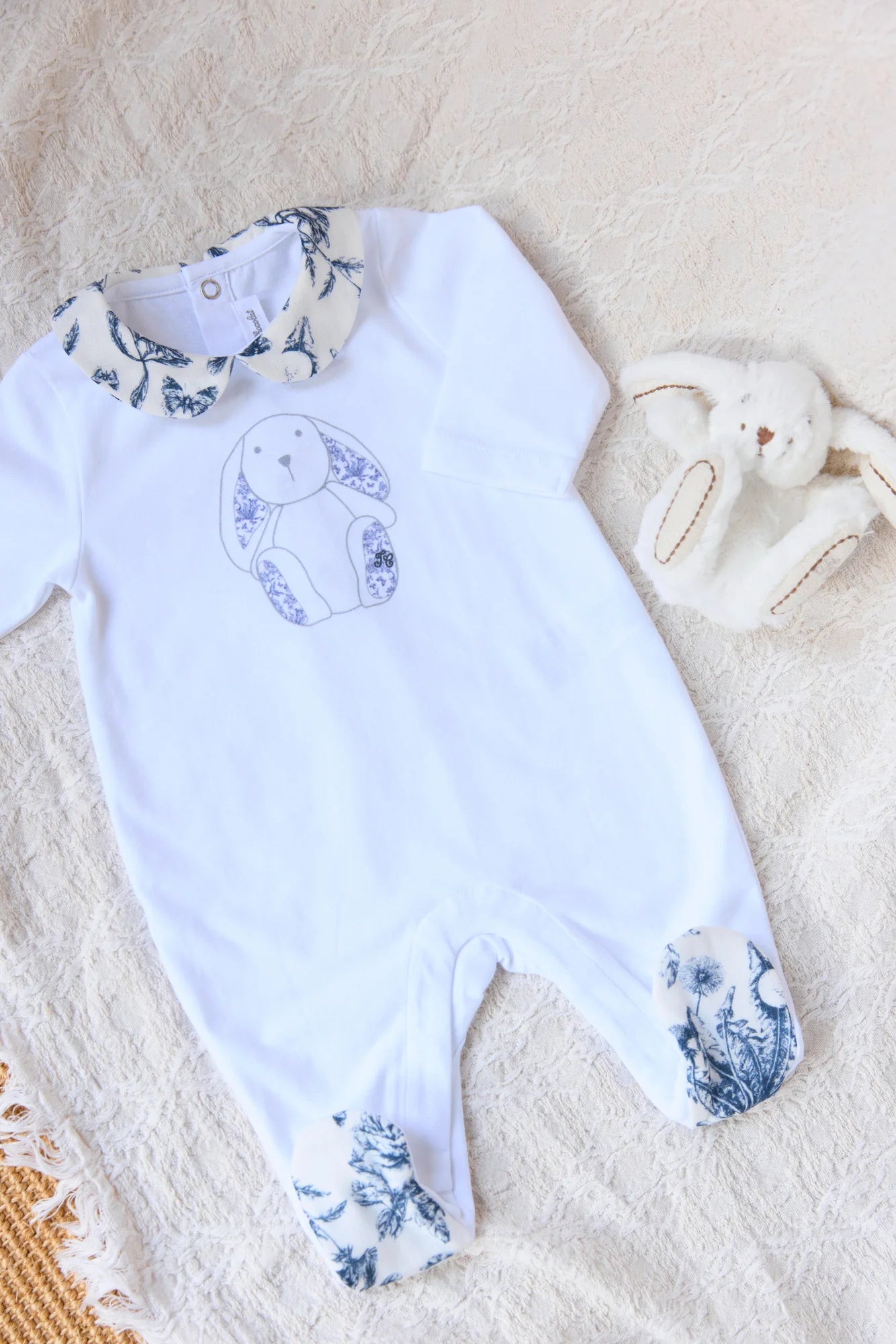 Tartine et Chocolat® Újszülött doboz - Blue inspiration Toile de Jouy - Tartine et Chocolat - Baba szettek - OduStore