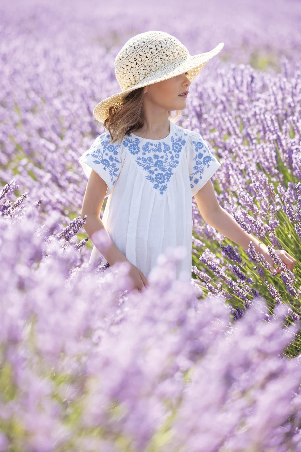 Tartine et Chocolat® Virágmintás vászon nyári ruha - Nacre - Tartine et Chocolat - Ruhák és szoknyák - OduStore