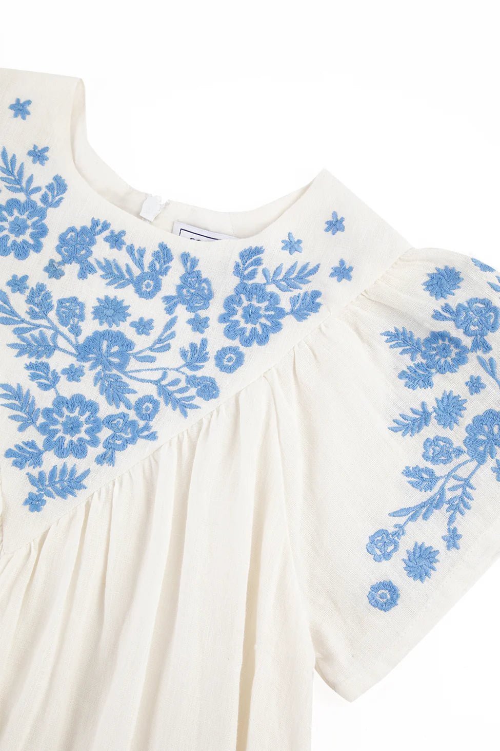 Tartine et Chocolat® Virágmintás vászon nyári ruha - Nacre - Tartine et Chocolat - Ruhák és szoknyák - OduStore