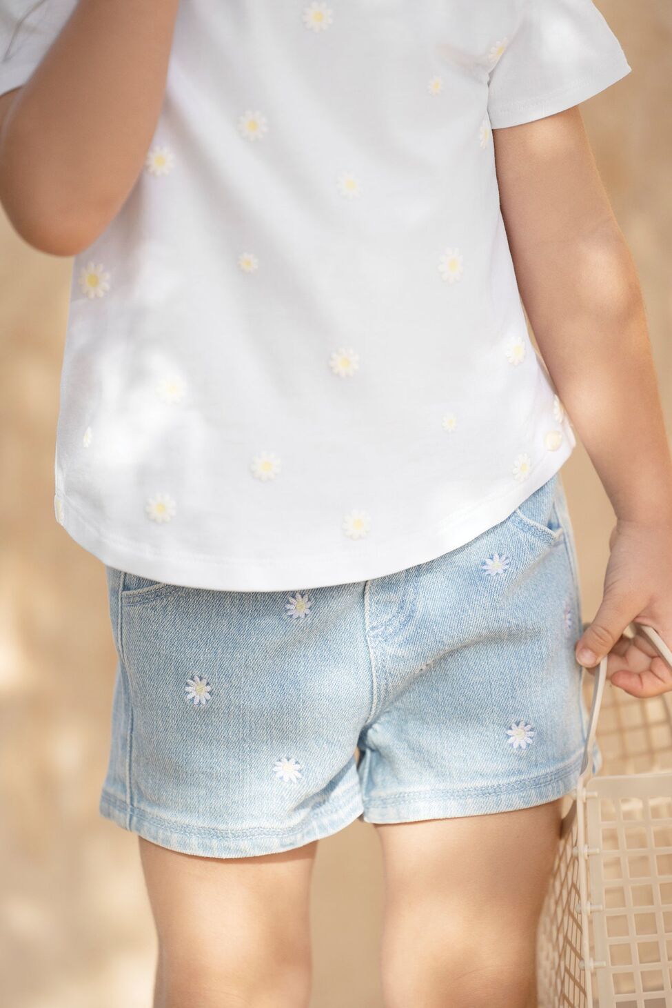 Tartine et Chocolat® Virágos farmer short - Tartine et Chocolat - Nadrágok és Rövidnadrágok - OduStore