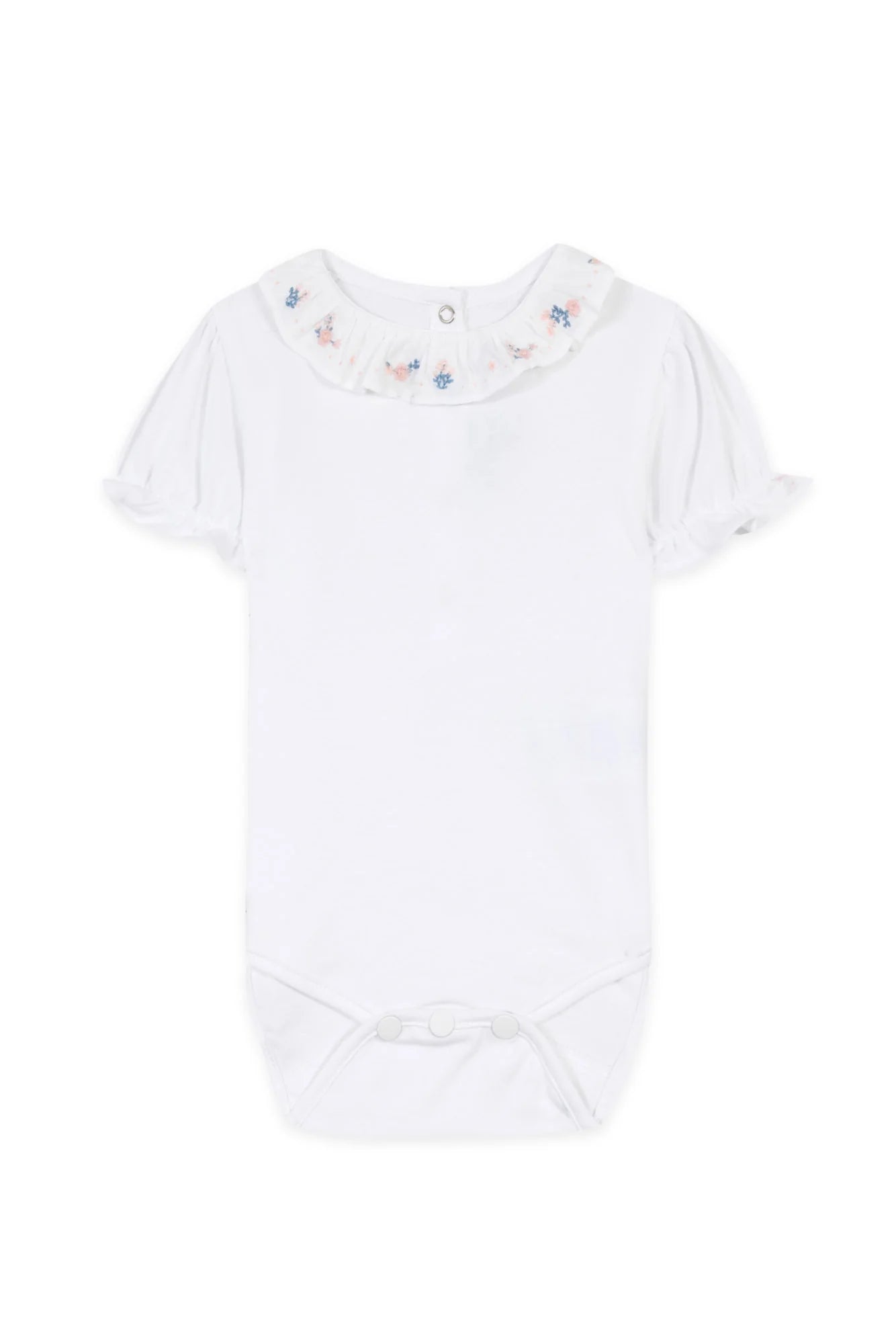 Tartine et Chocolat® Virágos gallérú body - Blanc - Tartine et Chocolat - Body - OduStore