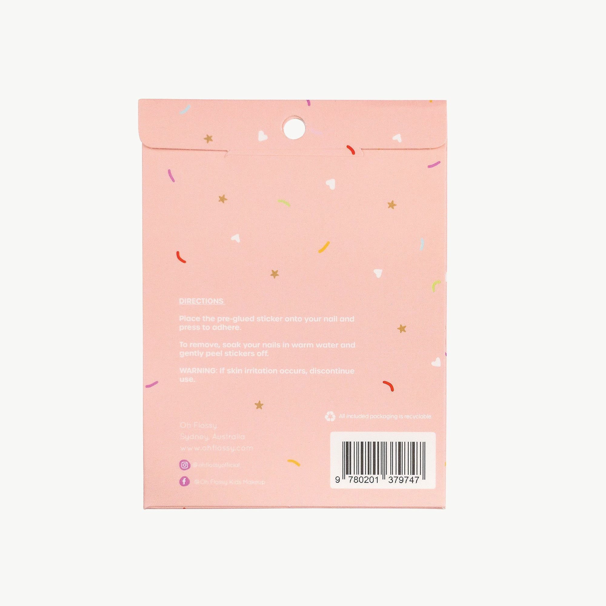 Oh Flossy Körömmatrica gyerekeknek - Flowers