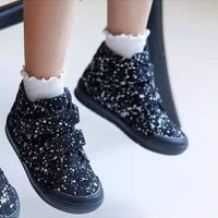TDShoes® Vízálló cipő - fekete fehér foltos - Tornadora - Lábbeli > Cipő - OduStore