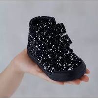 TDShoes® Vízálló cipő - fekete fehér foltos - Tornadora - Lábbeli > Cipő - OduStore