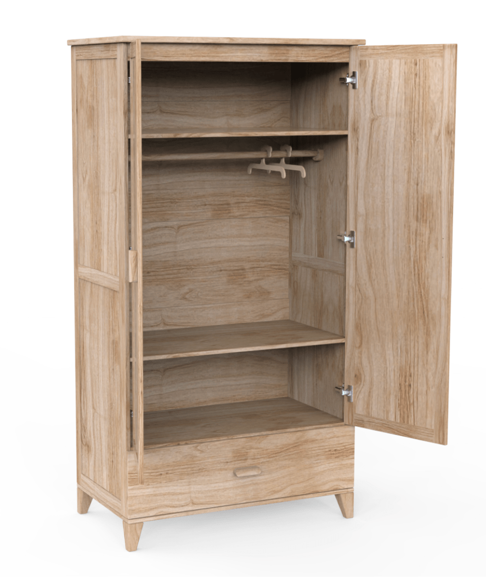 Theo Bebe® Armoire Naïa Bois gardróbszekrény - Theo Bebe - Szekrény, komód - OduStore