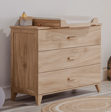 Theo Bebe® Commode Naïa Bois komód pelenkázó lappal - Theo Bebe - Szekrény, komód - OduStore