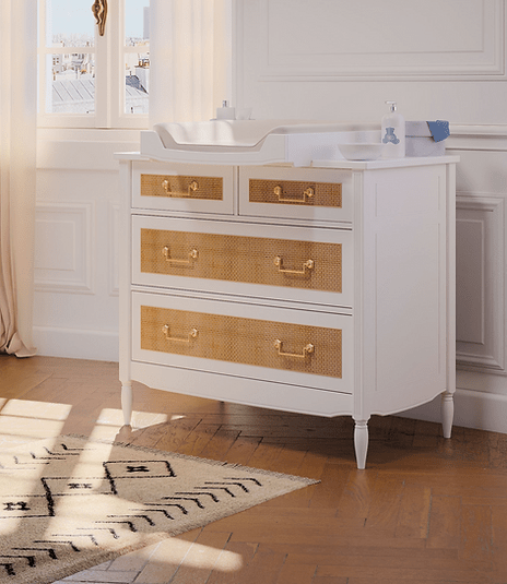 Theo Bebe® Hermione Neige komód - Theo Bebe - Szekrény, komód - OduStore