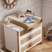 Theo Bebe® Rattan pelenkázó lap - Theo Bebe - Pelenkázó - OduStore