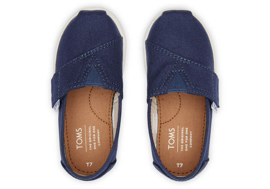 TOMS Navy Canvas Classic cipő - TOMS - Lábbeli > Cipő - OduStore