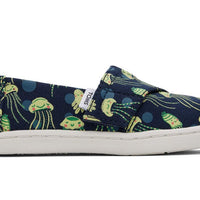 TOMS Tiny Kids - Alpargata - Navy glow in the dark jellyfish cipő - TOMS - Lábbeli > Cipő - OduStore