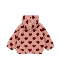 Konges Sløjd® Jody Teddy kapucnis pulóver - Coeur Mellow