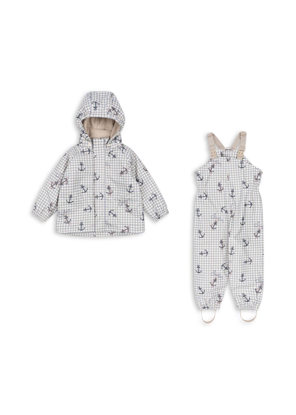 Konges Sløjd® Rainy Palme esőszett - Sailor Check