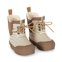 Konges Sløjd® Thermo bélelt gumicsizma - Stripe Bluie