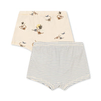 Konges Slojd® Kétdarabos Fiú Boxer Szett - Kubi / Stripe bluie