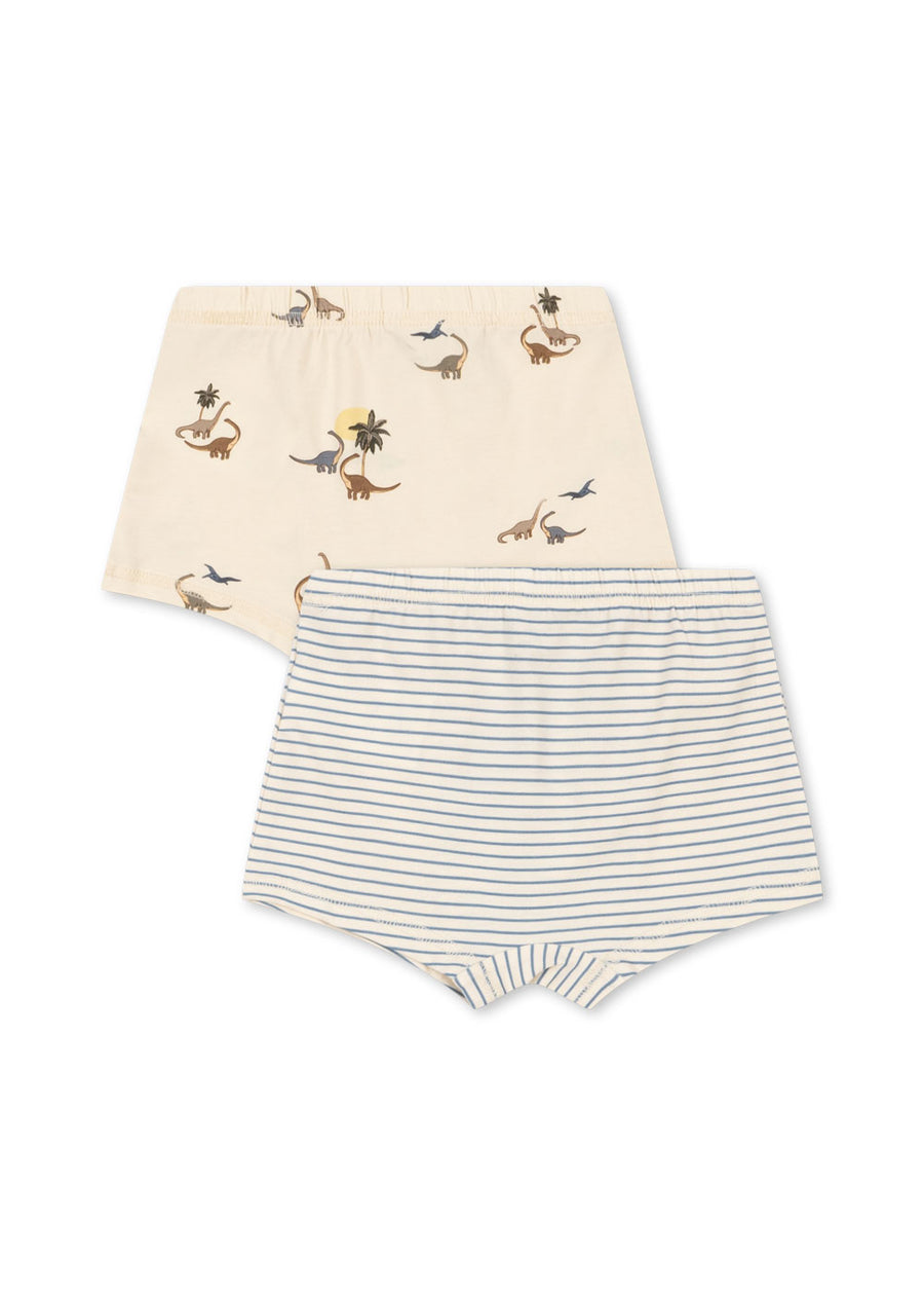 Konges Slojd® Kétdarabos Fiú Boxer Szett - Kubi / Stripe bluie
