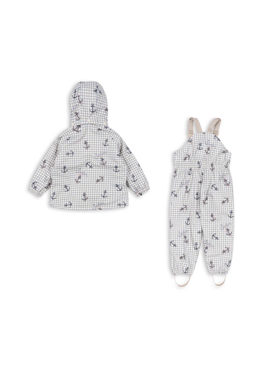Konges Sløjd® Rainy Palme esőszett - Sailor Check