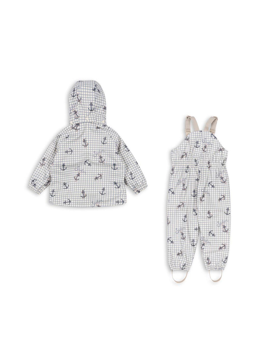 Konges Sløjd® Rainy Palme esőszett - Sailor Check