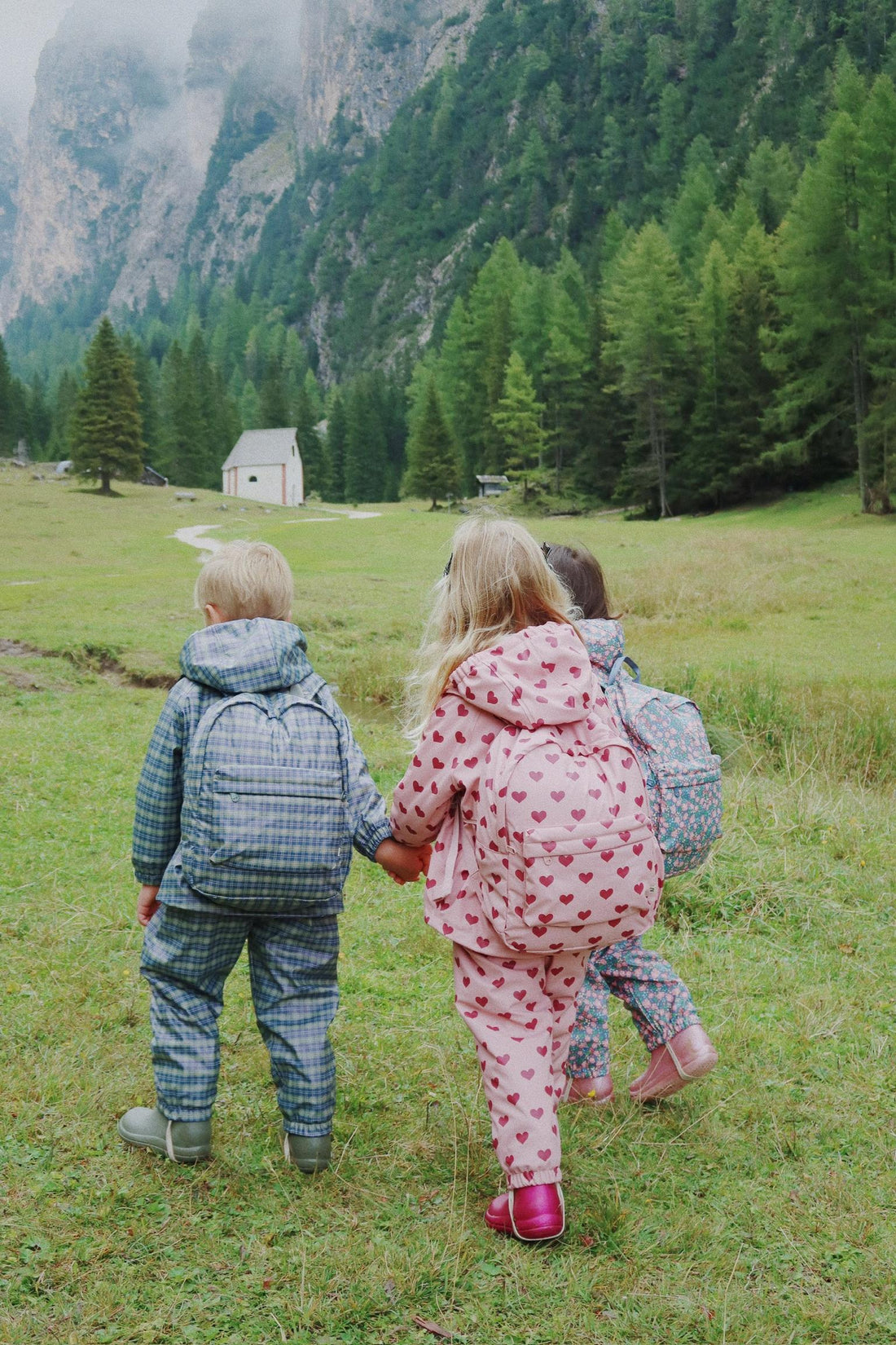 Konges Sløjd® Rainy Kids hátizsák - Amour pink