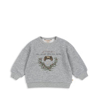 Konges Slojd® Lou sweat pulóver - Grey melange